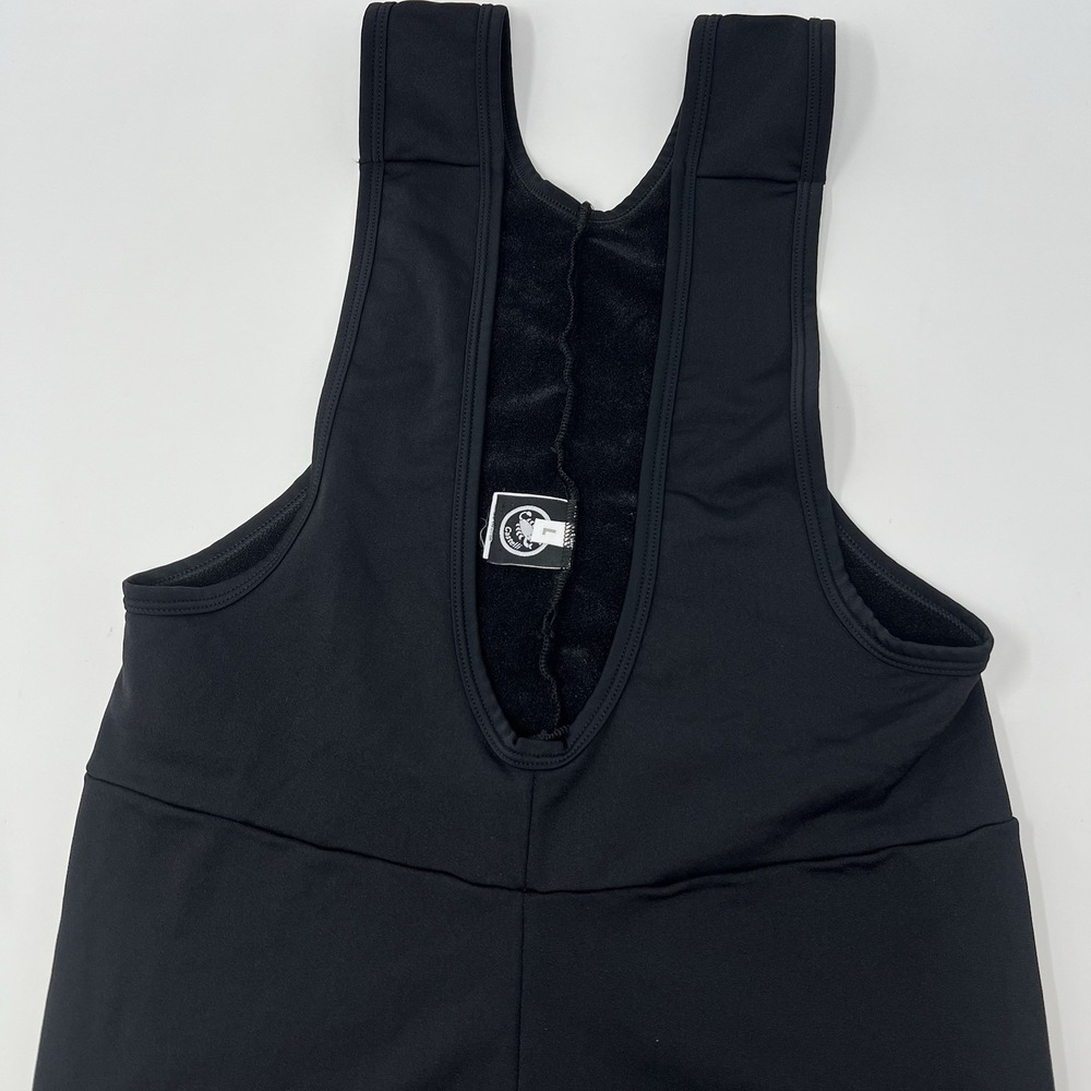 Castelli Fleece Bib Cycling‎ Bike Pants Tights Womens Black Size Large Vintage
